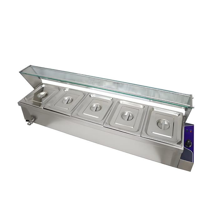 Electric Bain Marrie 5 pans 240V/60Hz